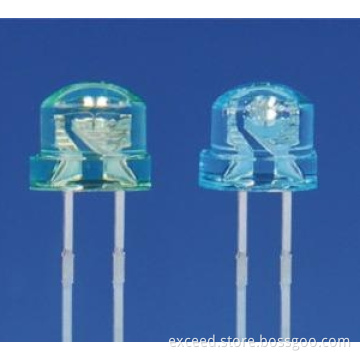 5mm Diode Pure Green Strawhat LED Lamp